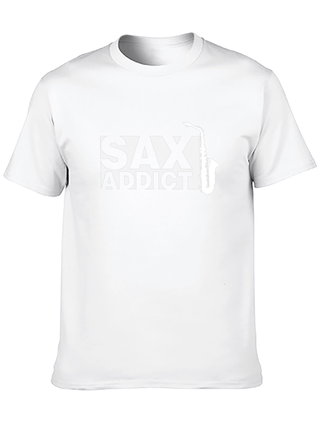Sax Addict Graphic Tee - Music Lover T-Shirt