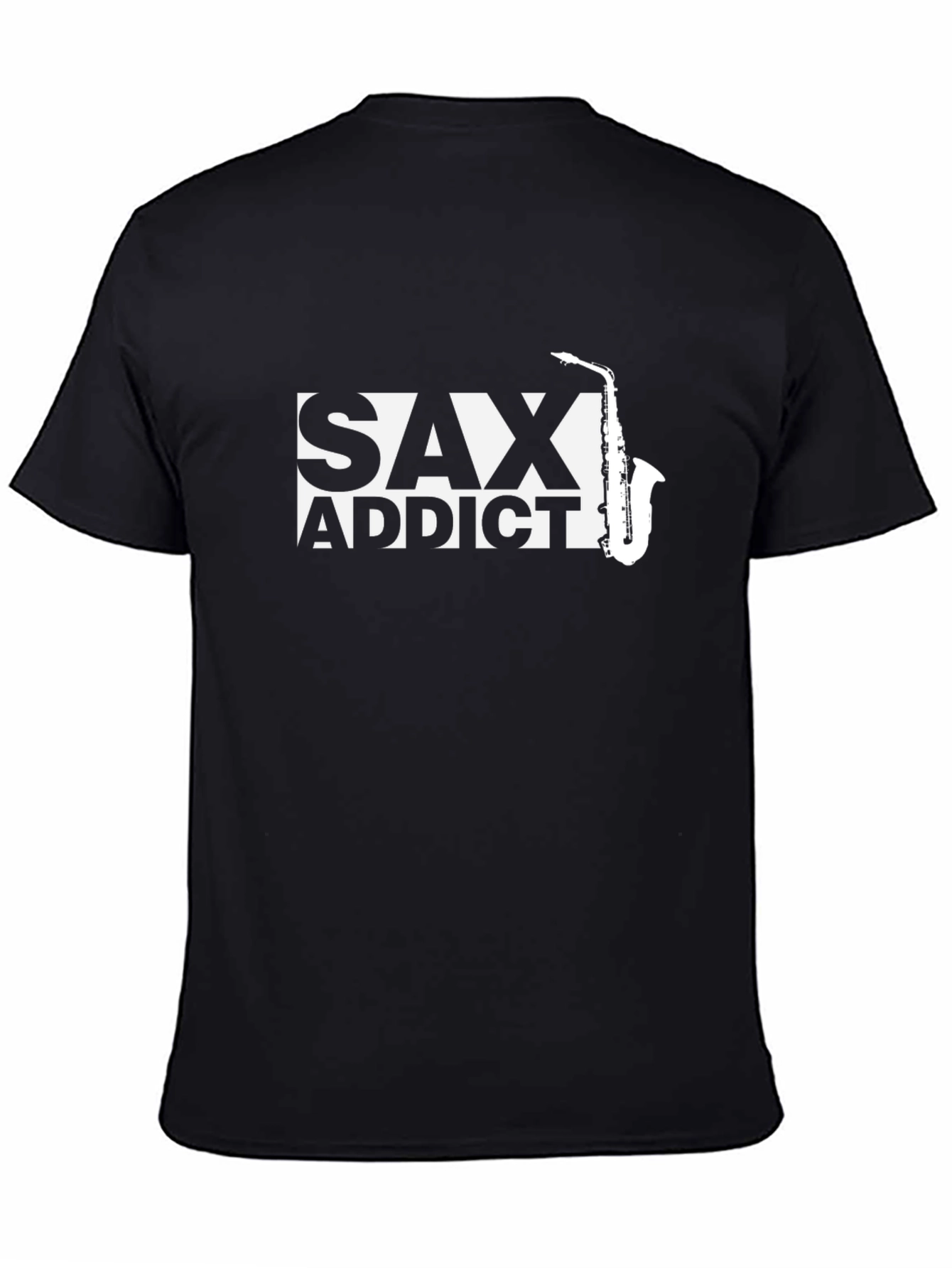 Sax Addict Graphic Tee - Music Lover T-Shirt