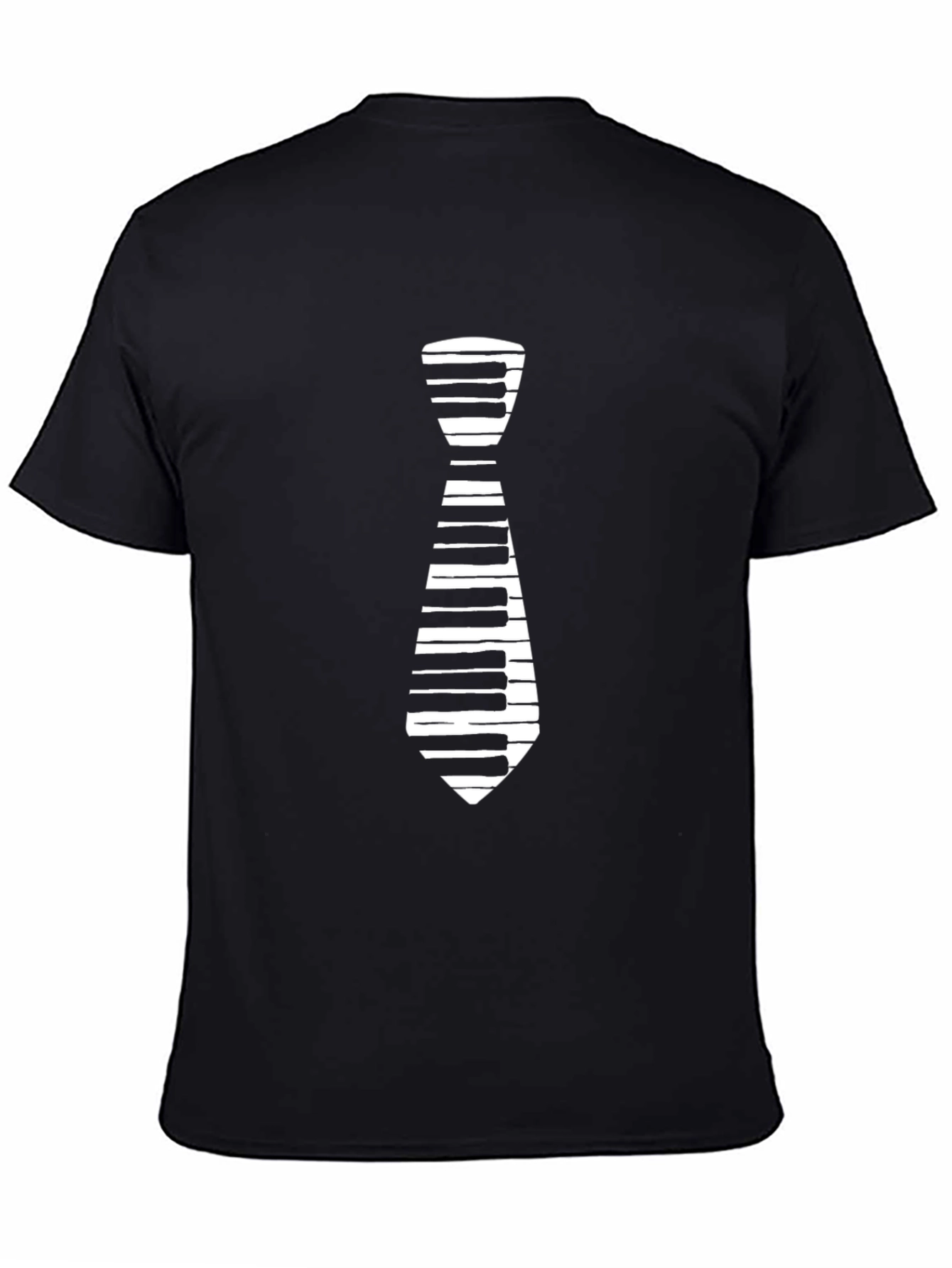 Piano Tie T-Shirt - Music Lover Tee