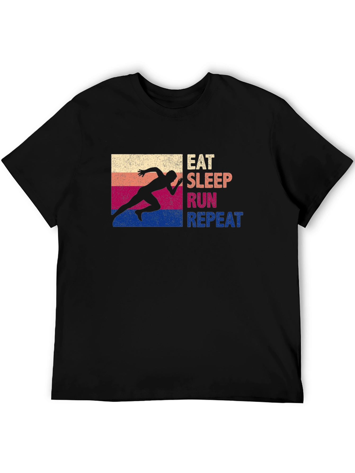 Eat Sleep Run Repeat Graphic T-Shirt