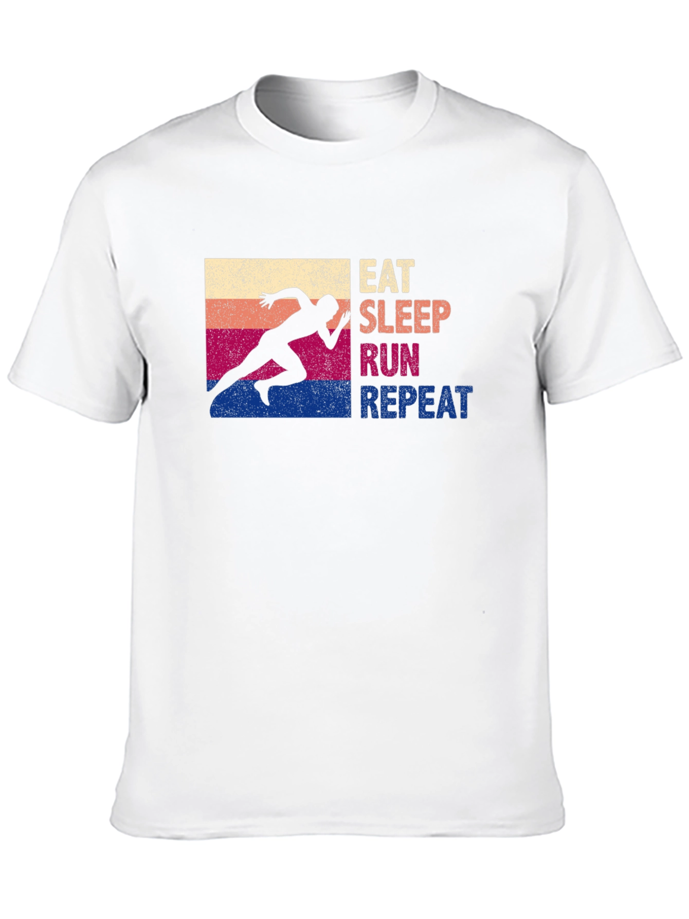 Eat Sleep Run Repeat Graphic T-Shirt