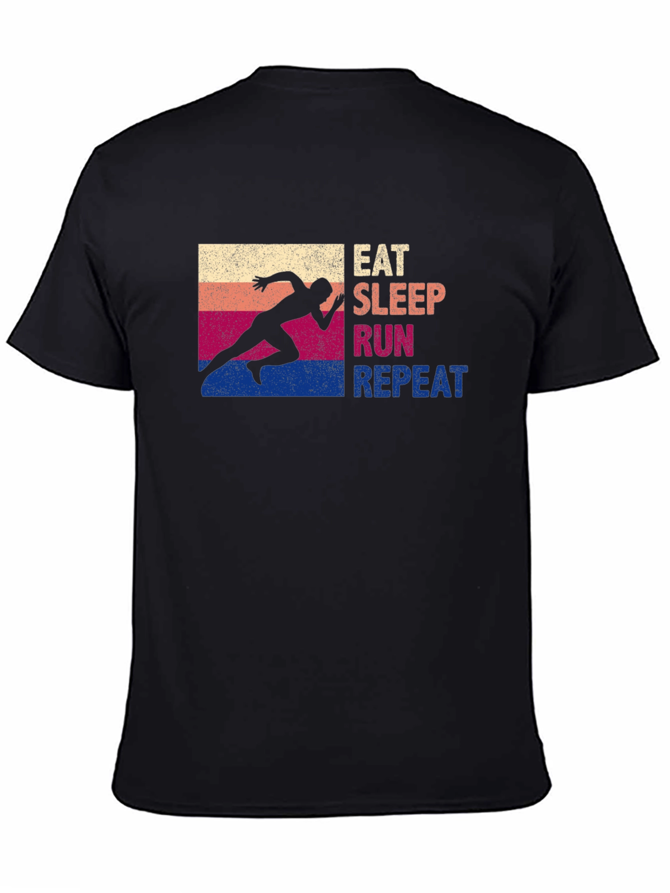 Eat Sleep Run Repeat Graphic T-Shirt
