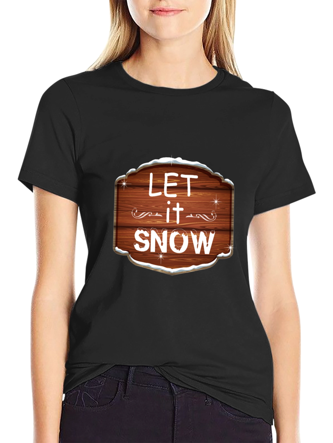 Let it Snow T-Shirt - Holiday Christmas Tee