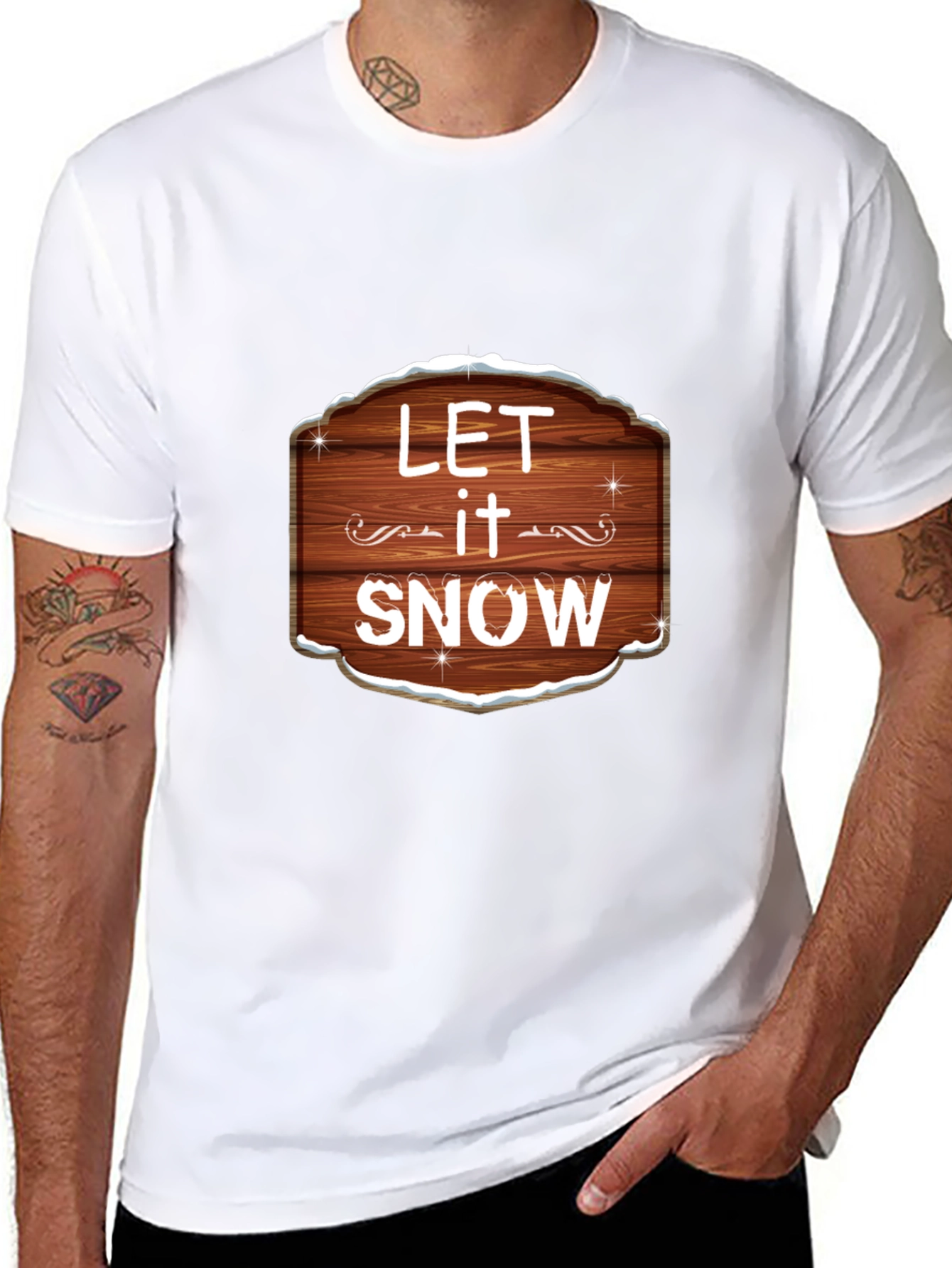 Let it Snow T-Shirt - Holiday Christmas Tee