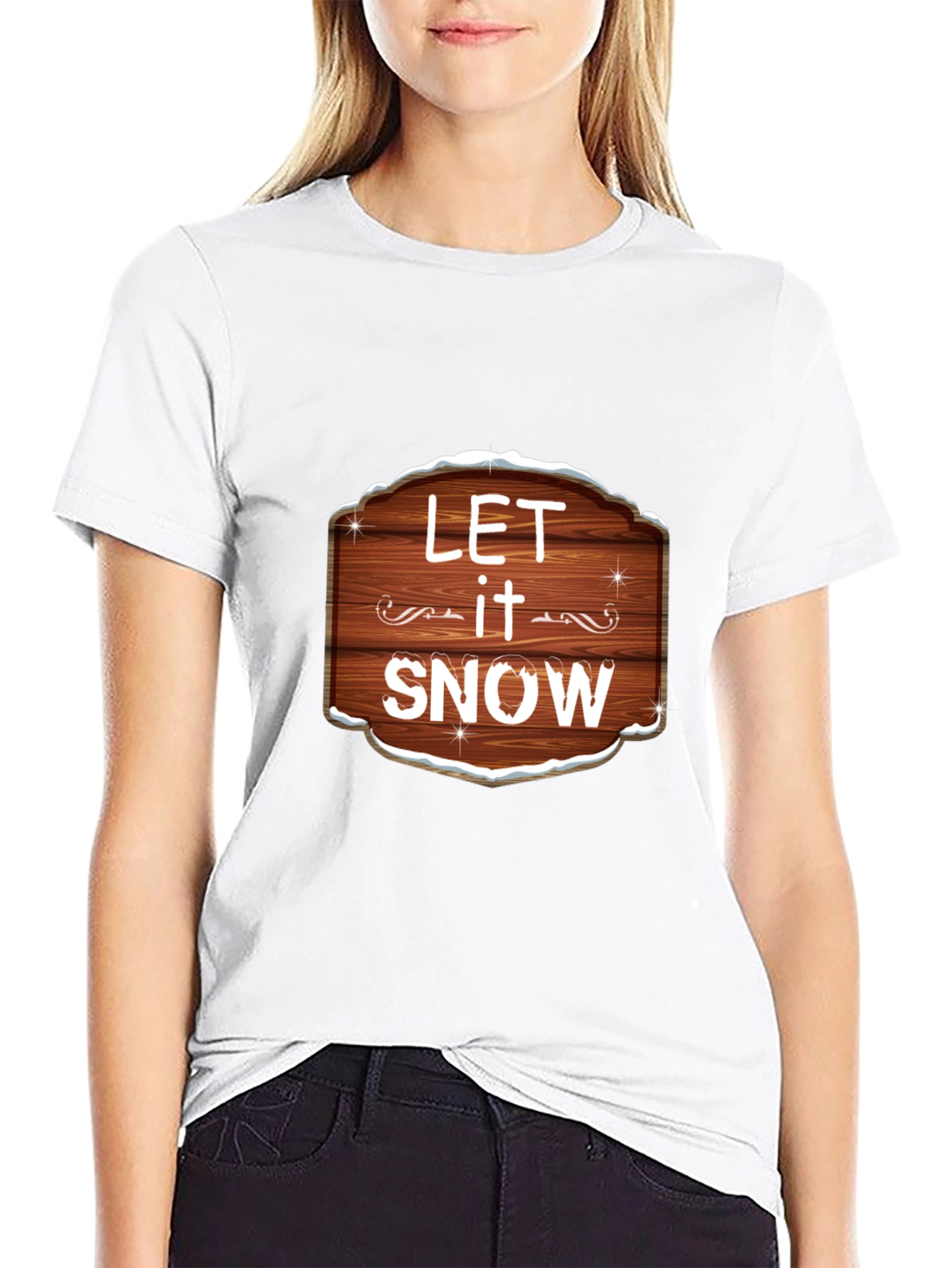 Let it Snow T-Shirt - Holiday Christmas Tee