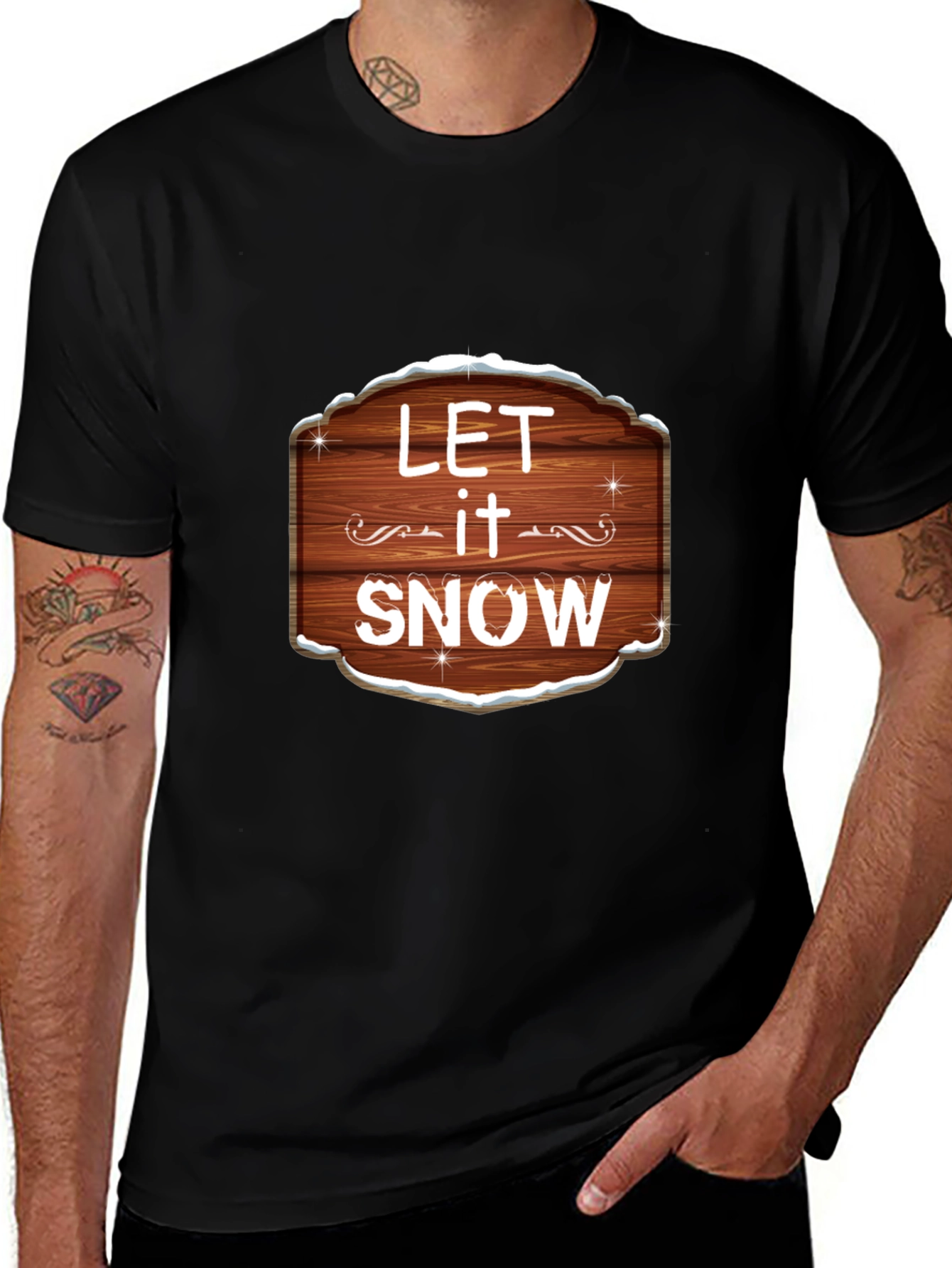 Let it Snow T-Shirt - Holiday Christmas Tee