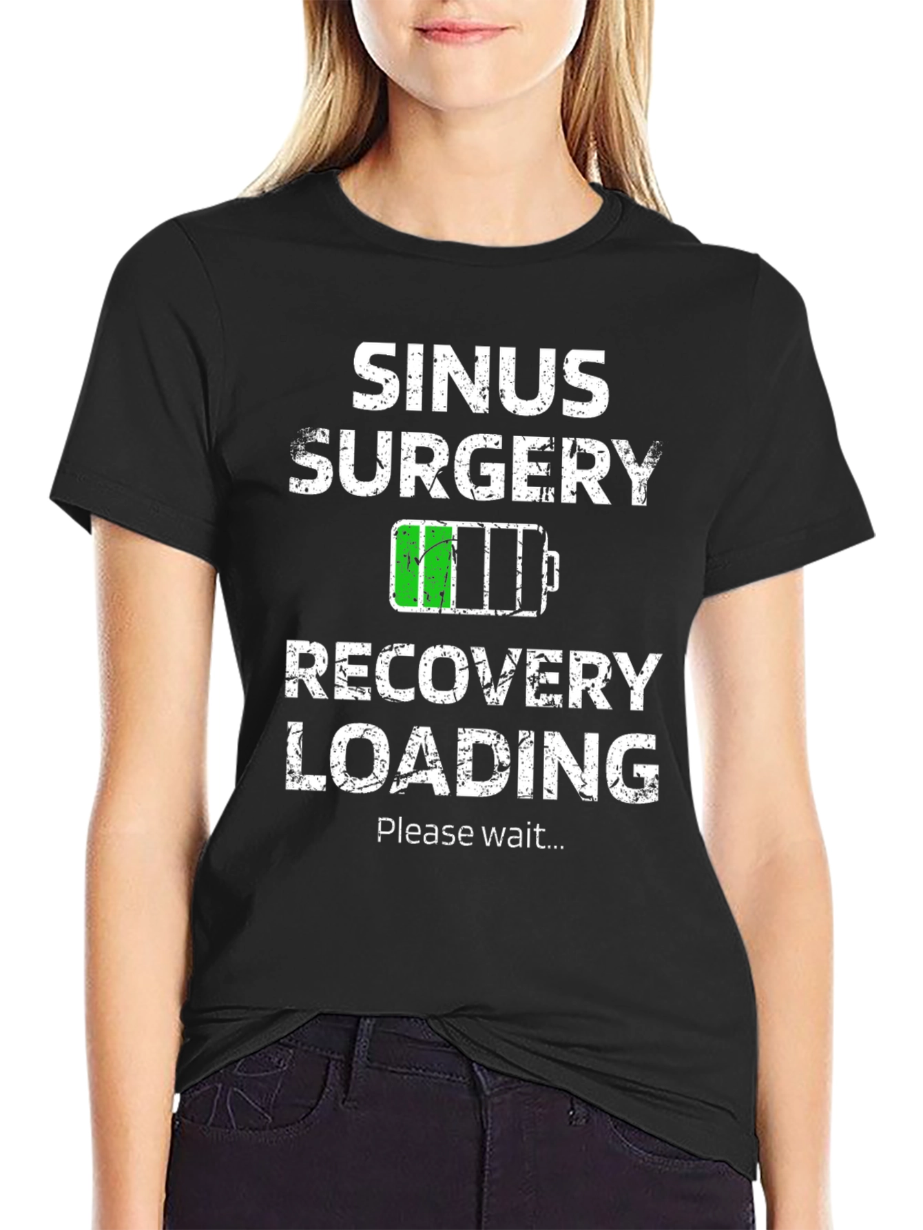 Sinus Surgery Recovery Loading Graphic T-Shirt