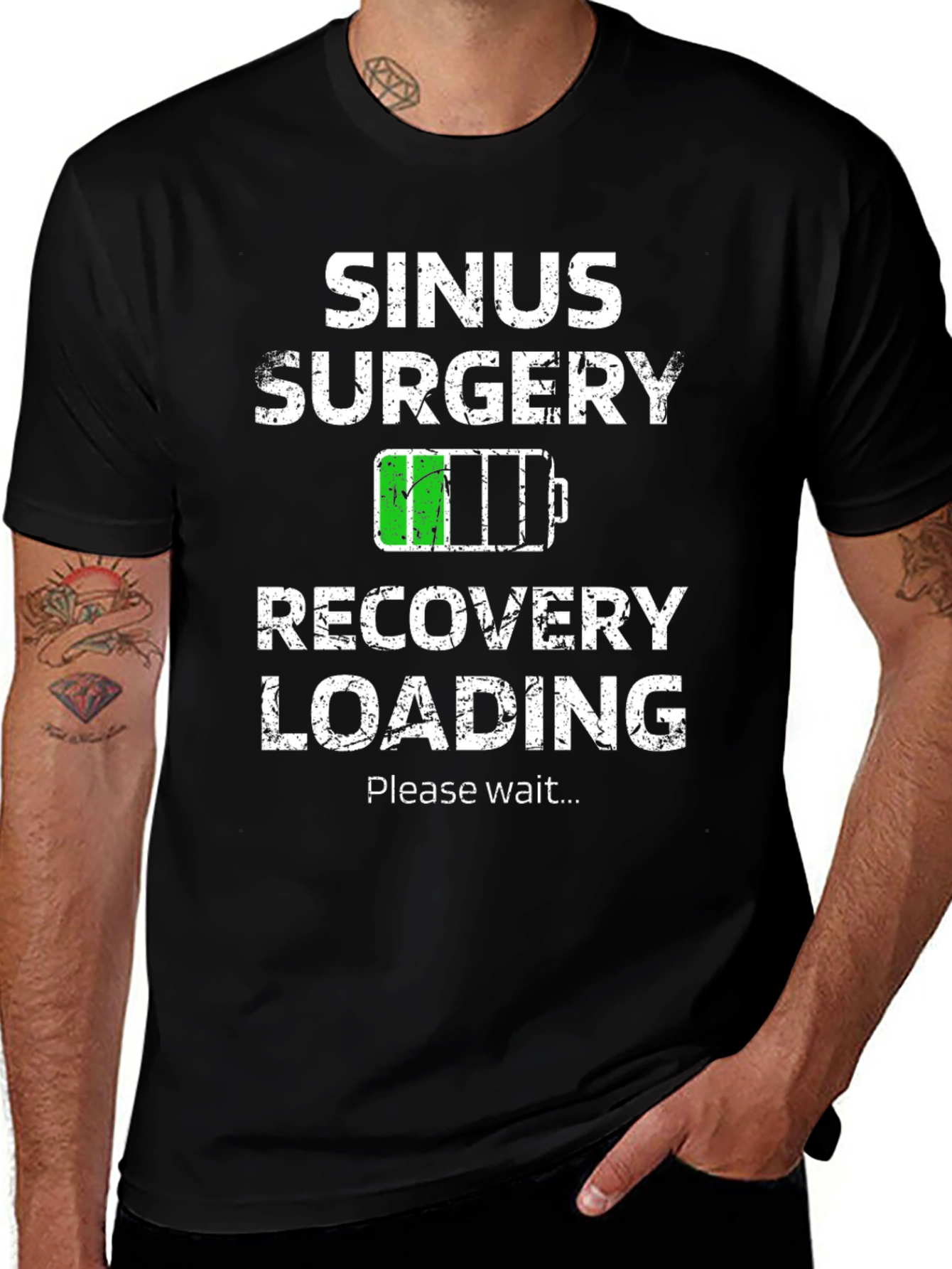 Sinus Surgery Recovery Loading Graphic T-Shirt