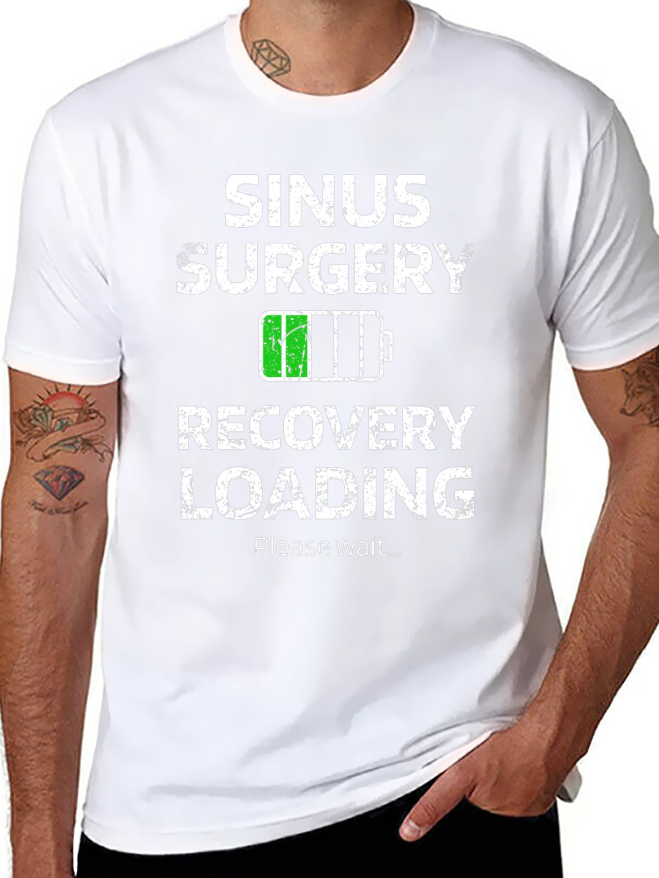 Sinus Surgery Recovery Loading Graphic T-Shirt