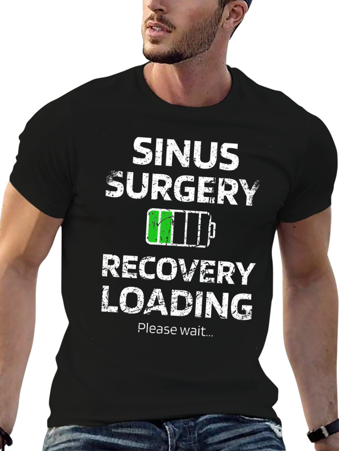 Sinus Surgery Recovery Loading Graphic T-Shirt