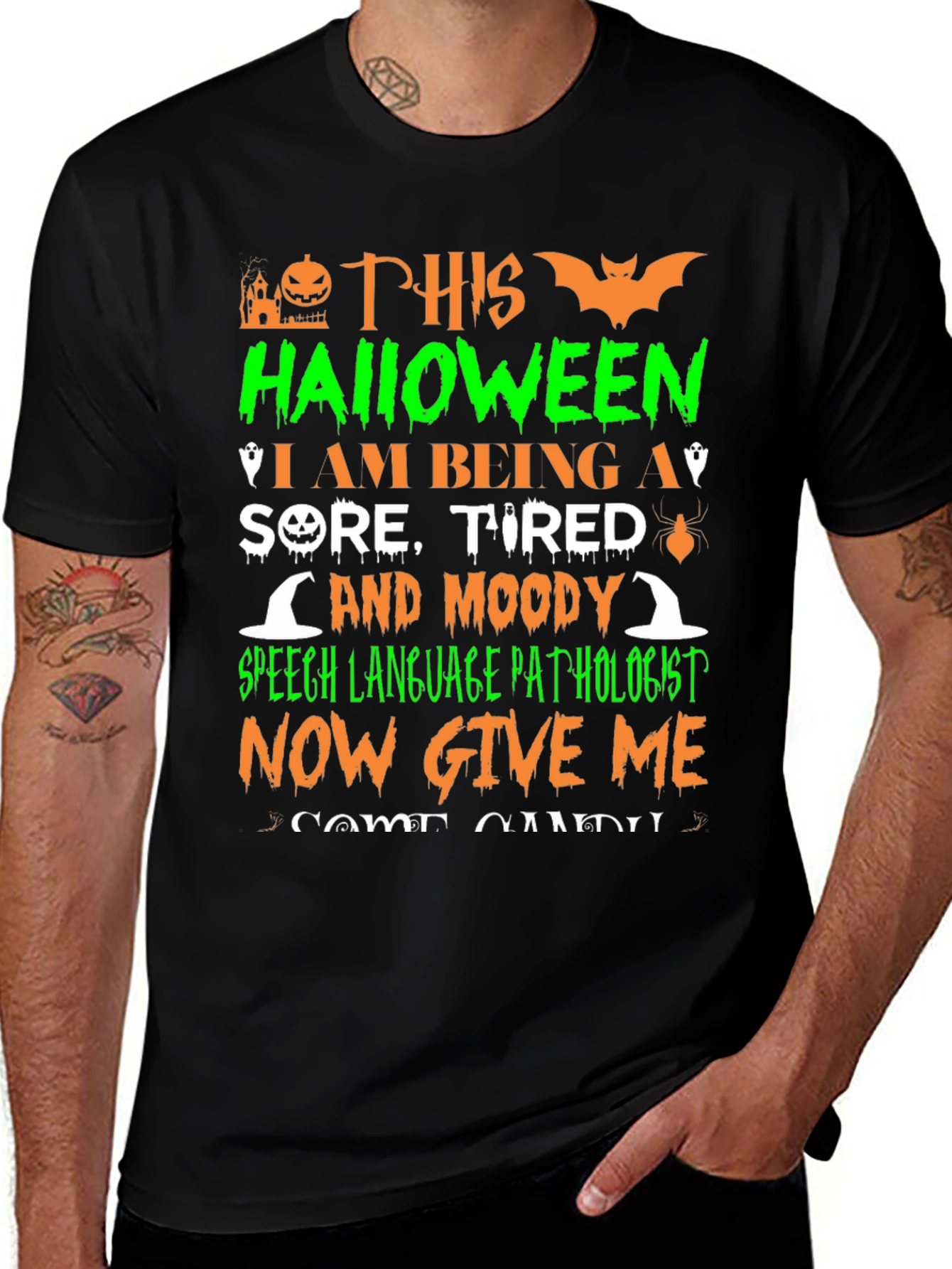 Halloween Speech Language Pathologist T-Shirt
