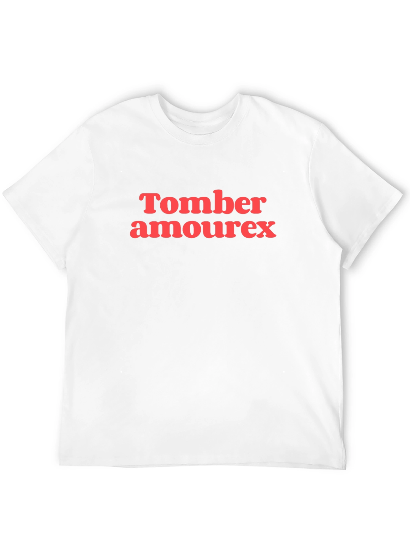 Tomber Amoureux Graphic T-Shirt - Black