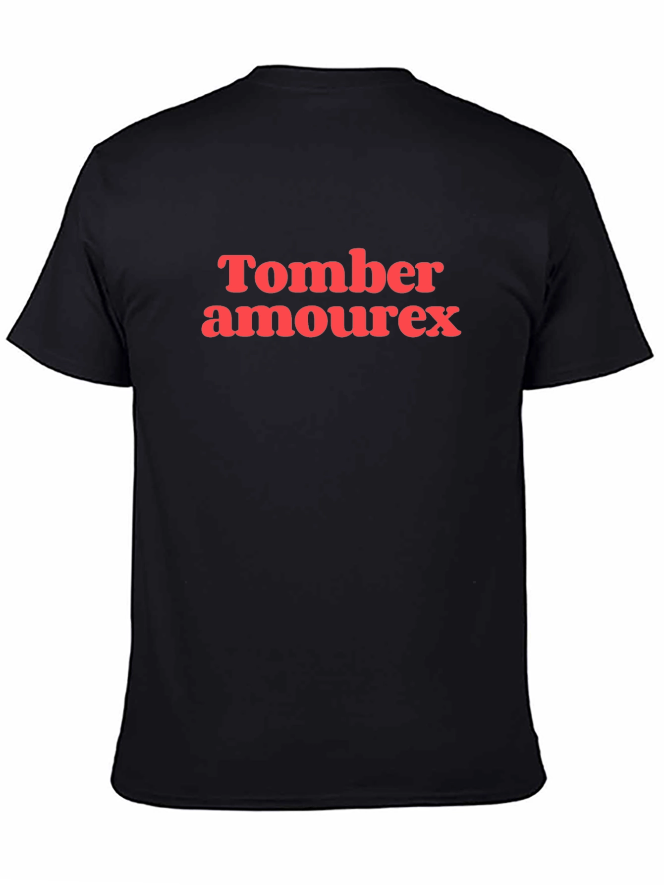 Tomber Amoureux Graphic T-Shirt - Black