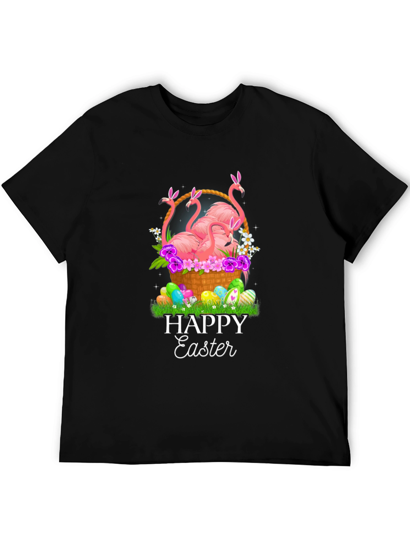 Easter Flamingo Basket Tee