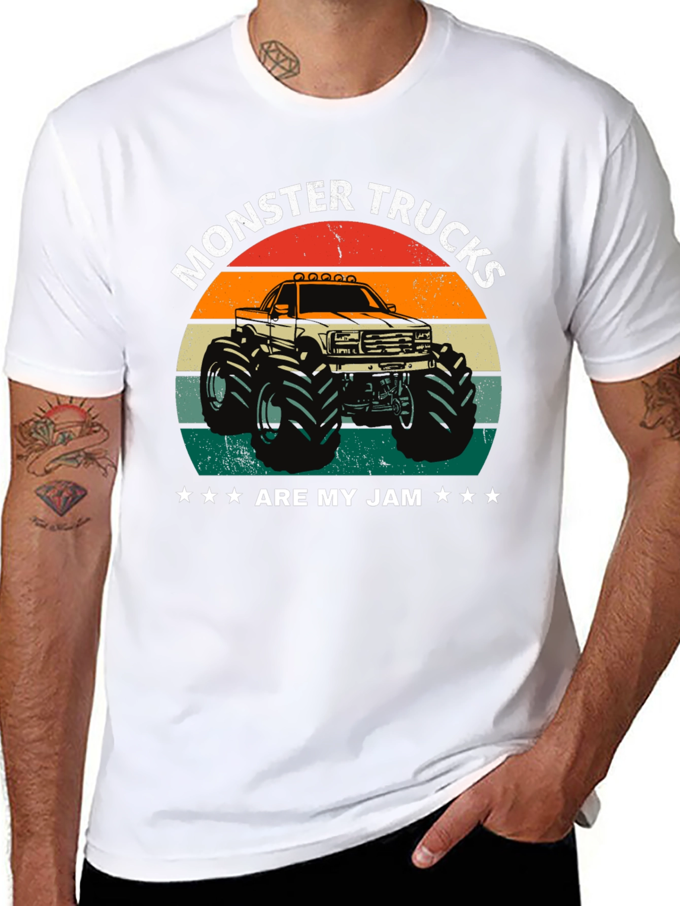 Monster Trucks Are My Jam Graphic Tee