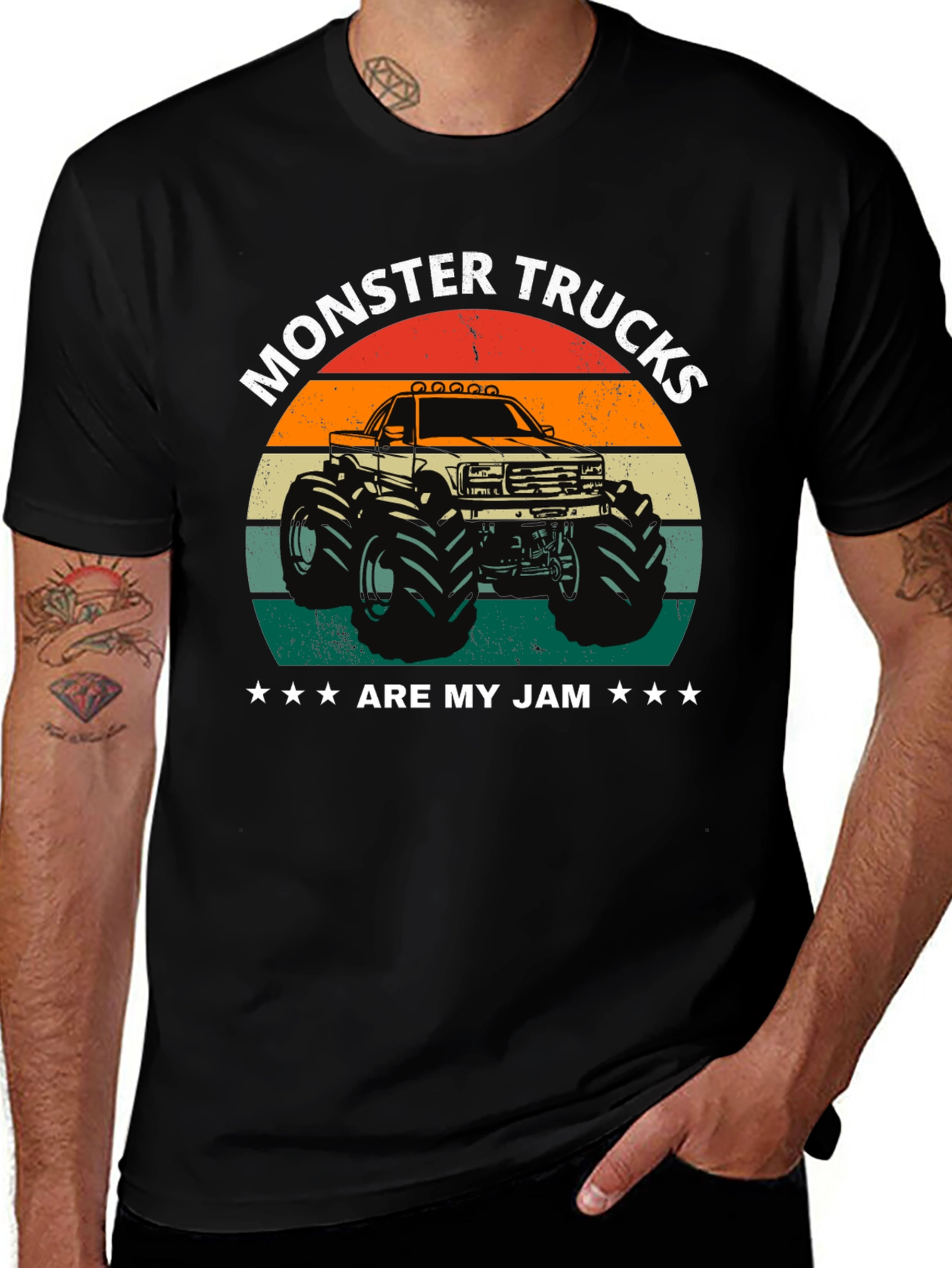 Monster Trucks Are My Jam Graphic Tee
