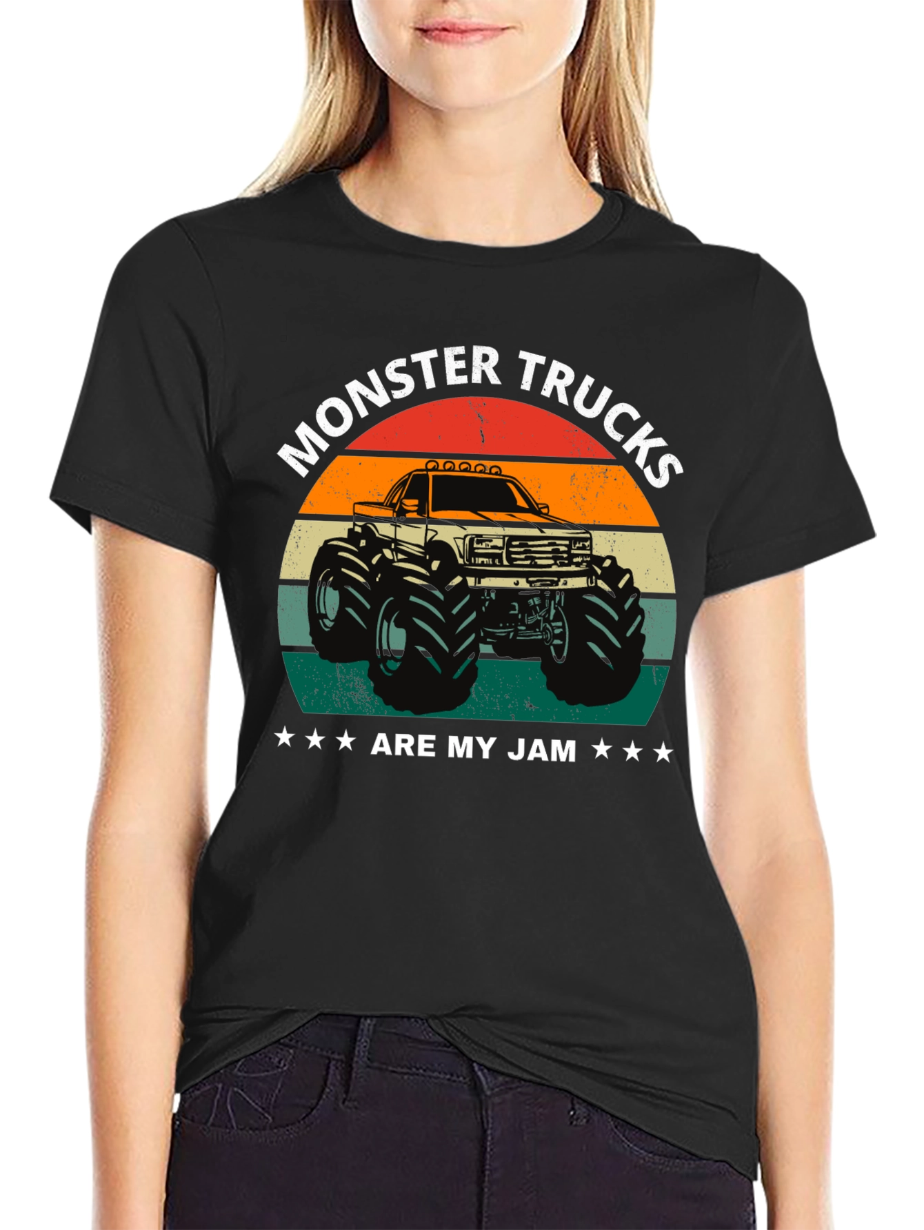 Monster Trucks Are My Jam Graphic Tee