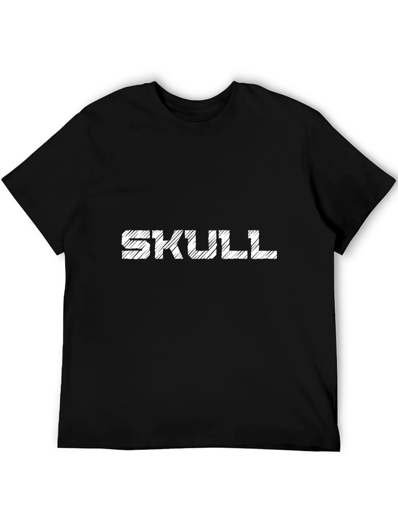 Skull Graphic Tee - Mens Black T-Shirt