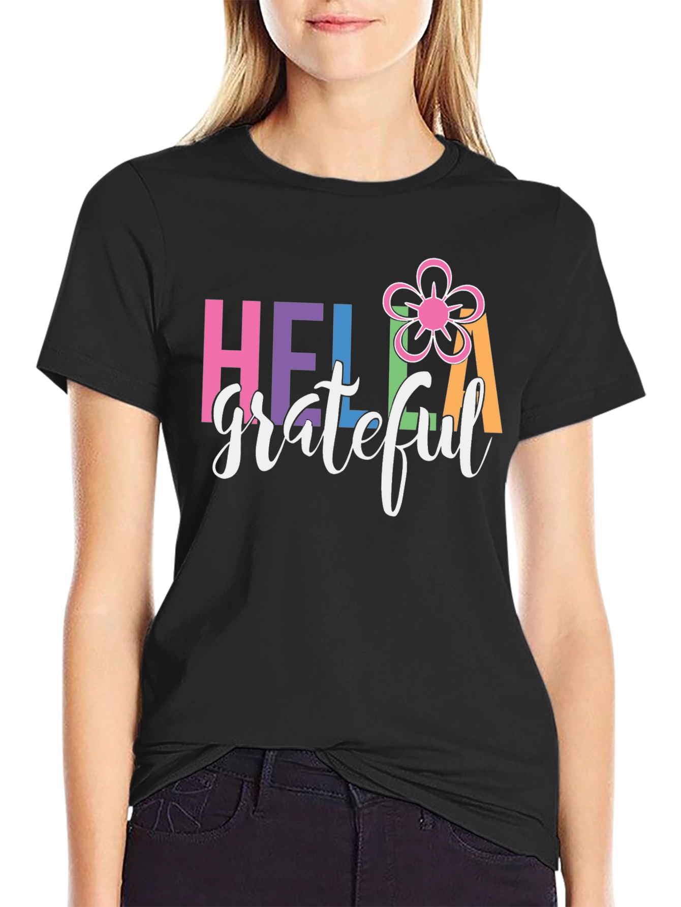 Hello Grateful Graphic Tee