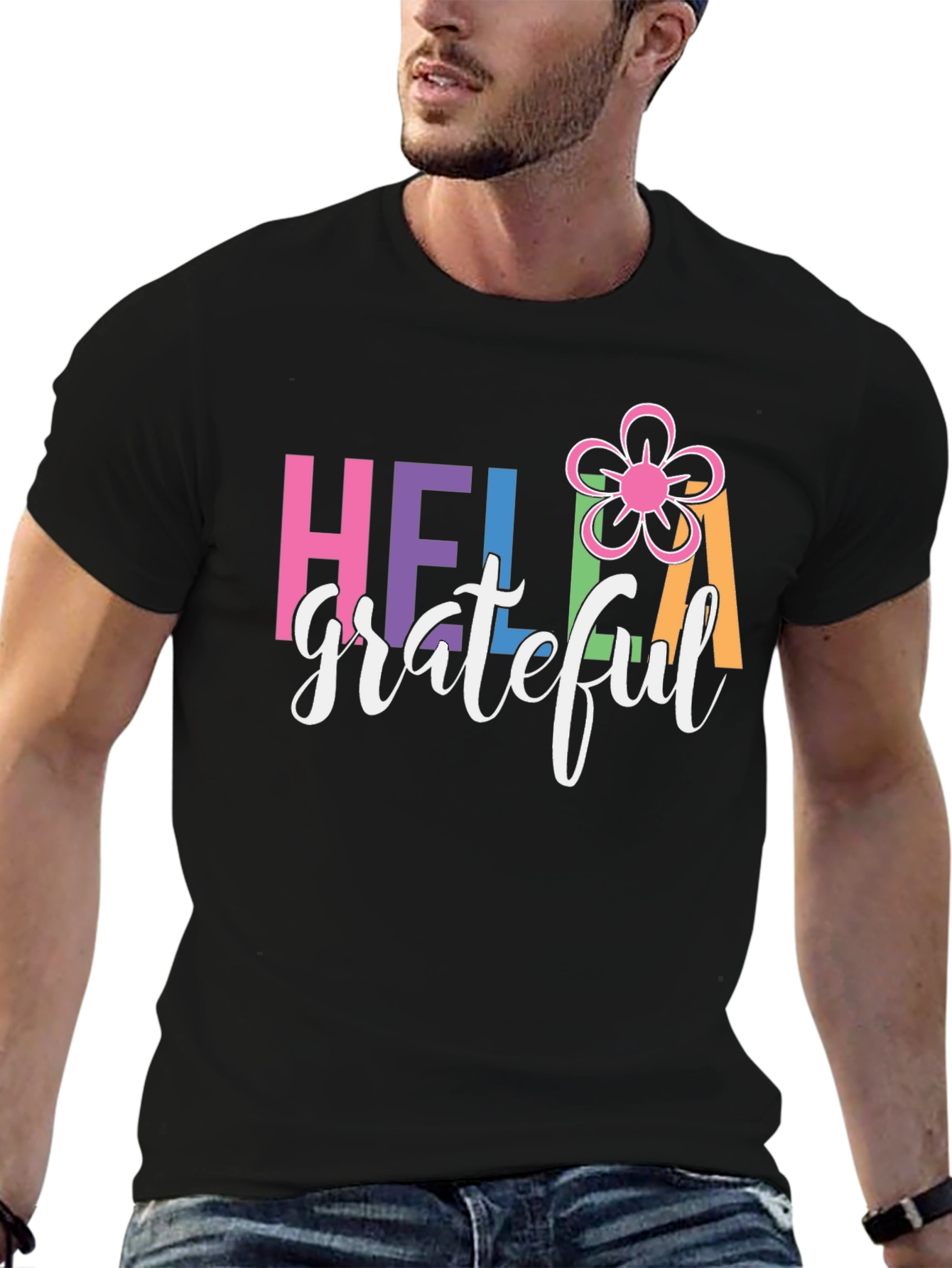 Hello Grateful Graphic Tee