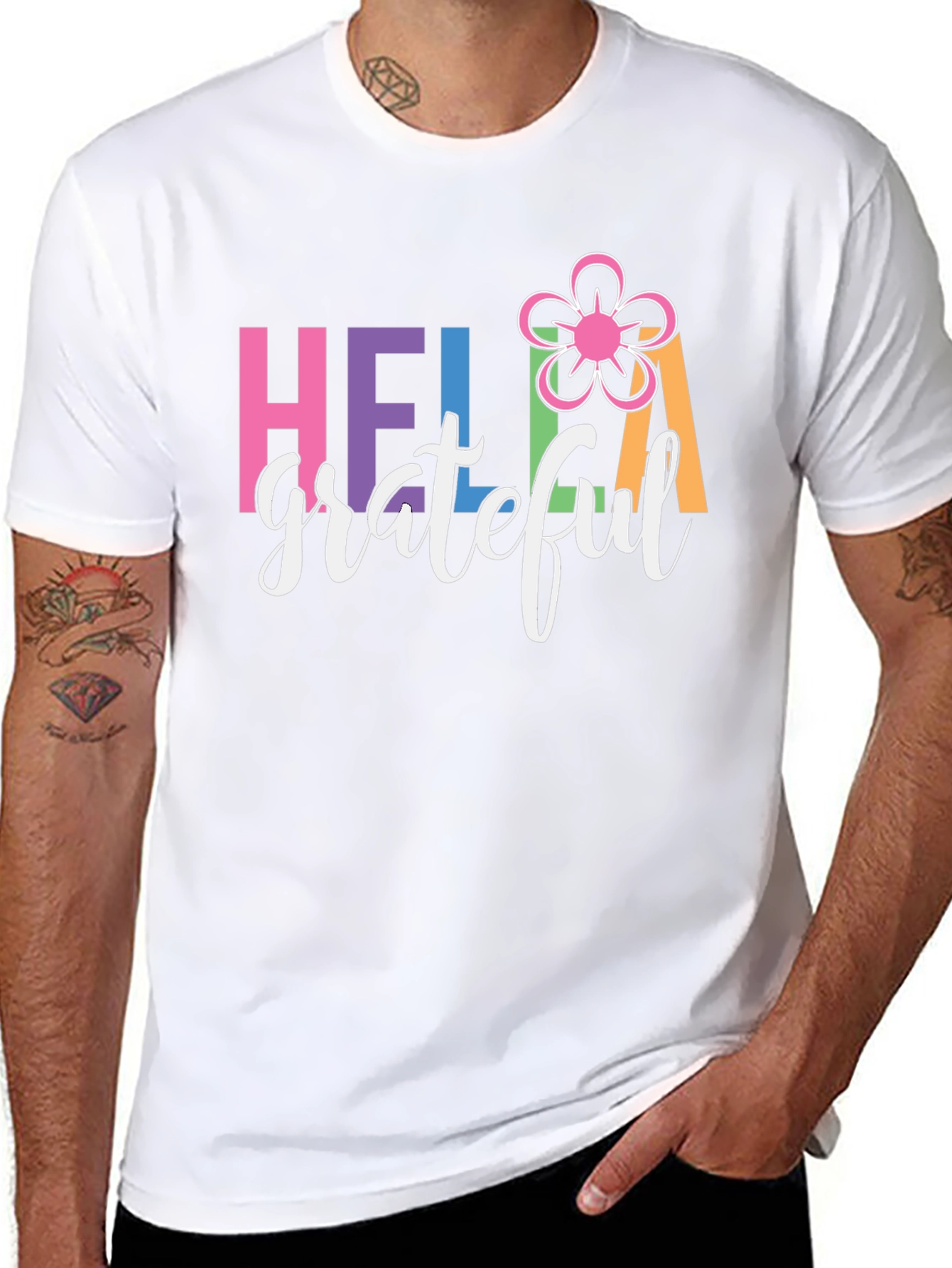 Hello Grateful Graphic Tee