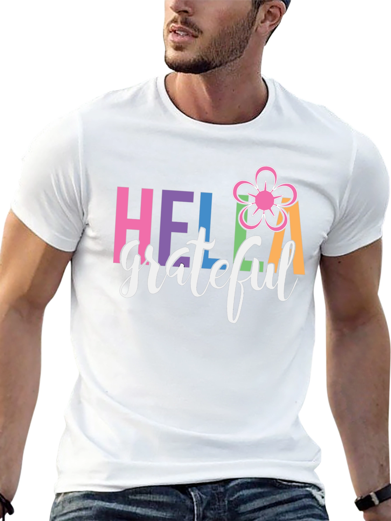 Hello Grateful Graphic Tee