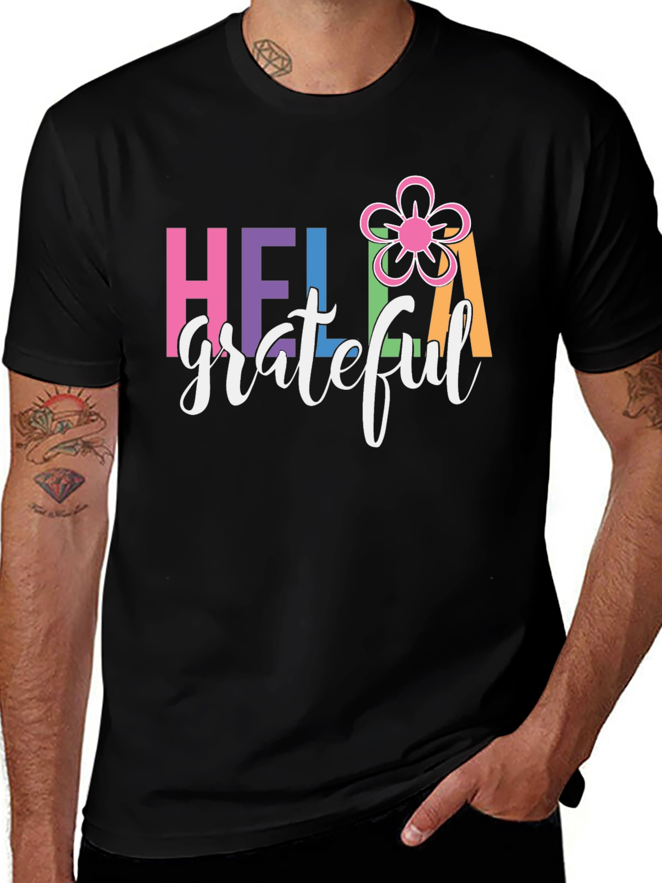 Hello Grateful Graphic Tee