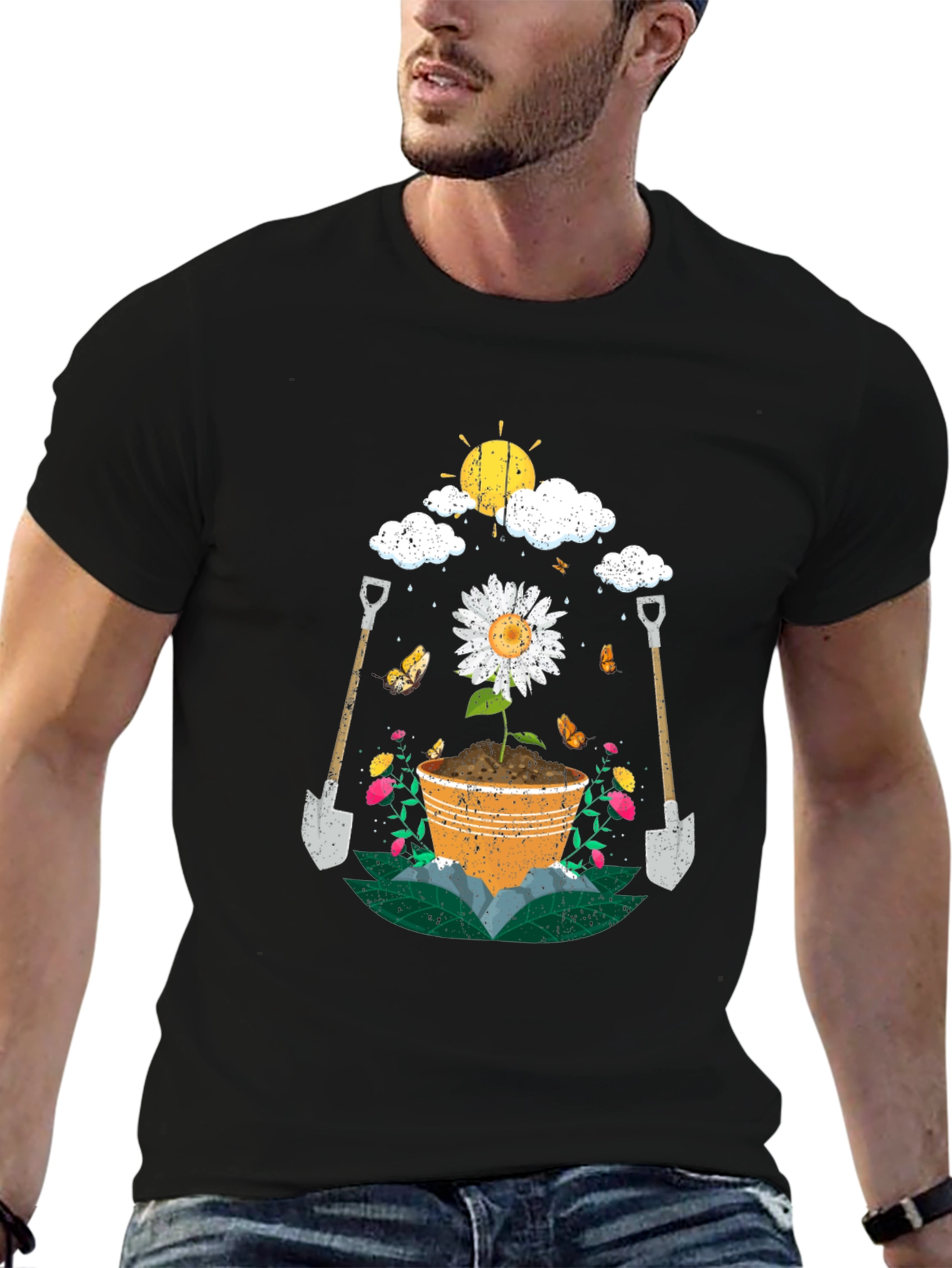 Gardeners Delight T-Shirt - Floral Design