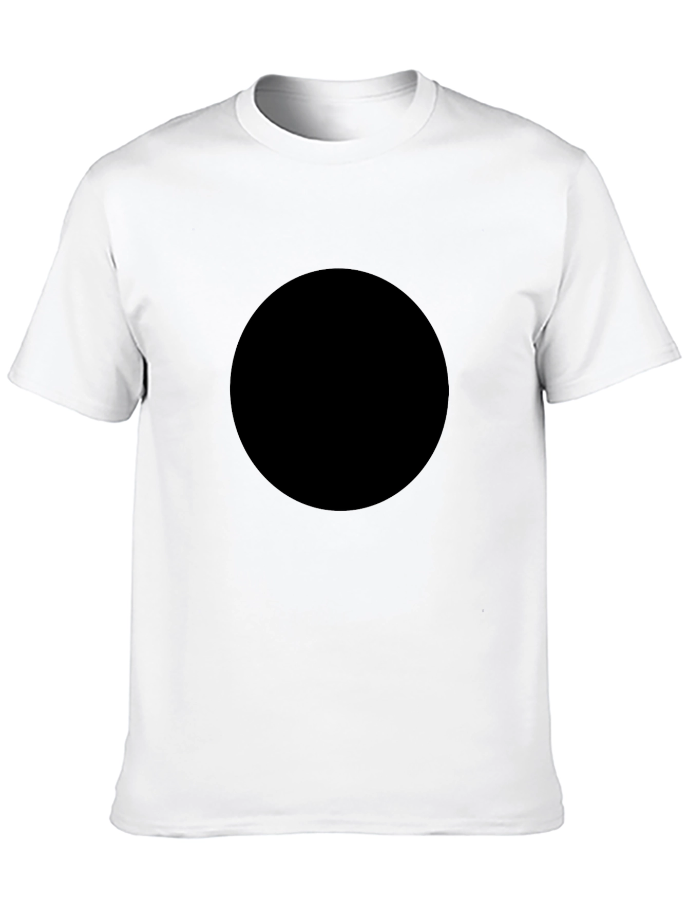 Mens Black Crew Neck T-Shirt - Classic Style