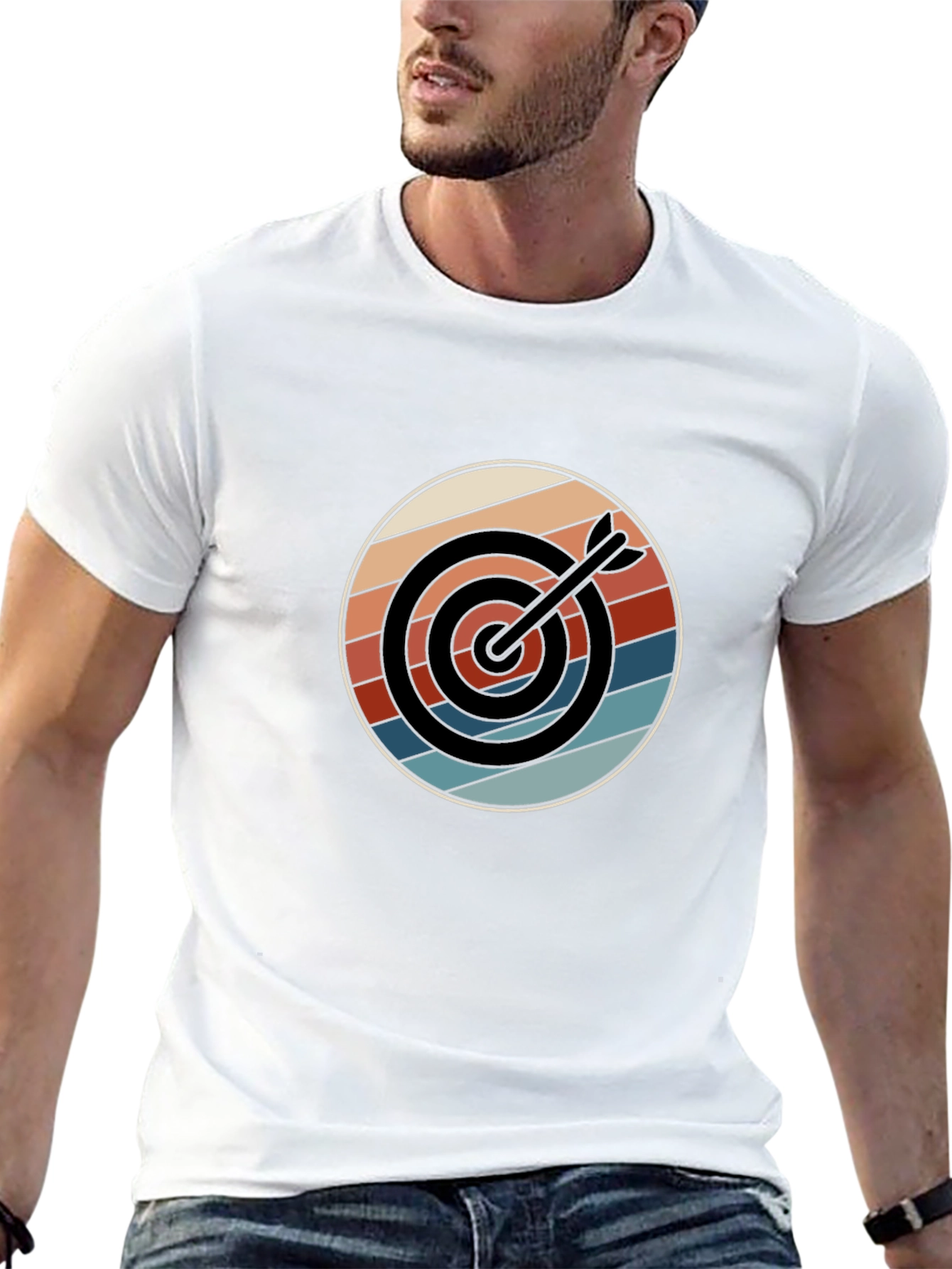 Retro Target T-Shirt - Bullseye Design