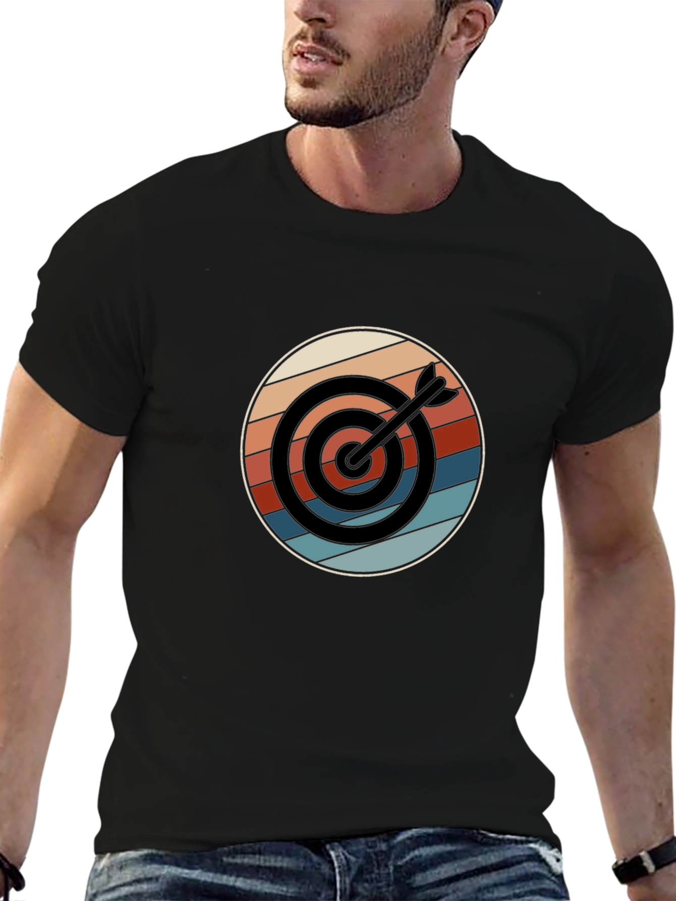 Retro Target T-Shirt - Bullseye Design