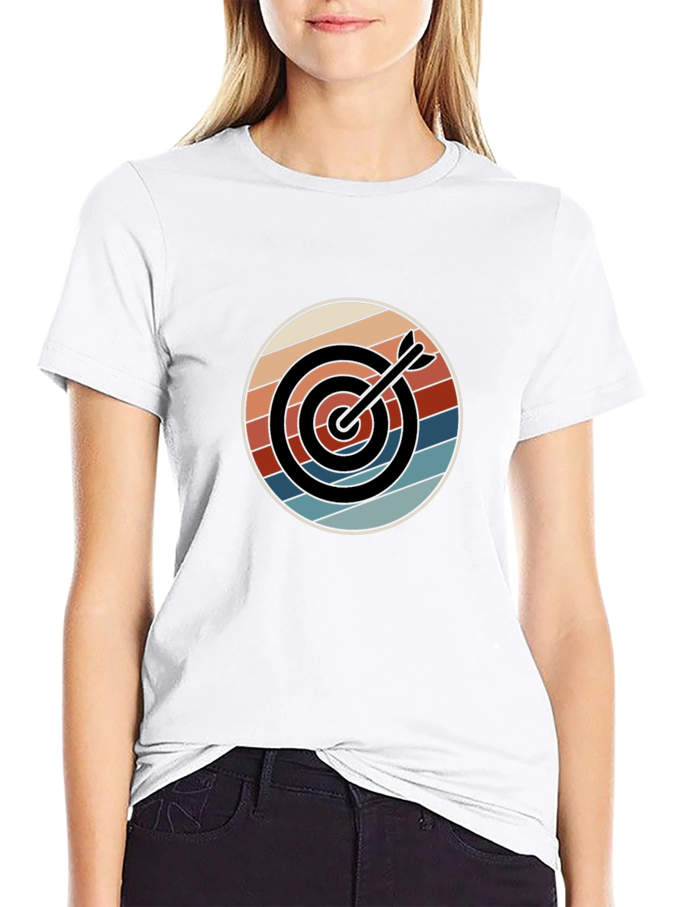 Retro Target T-Shirt - Bullseye Design
