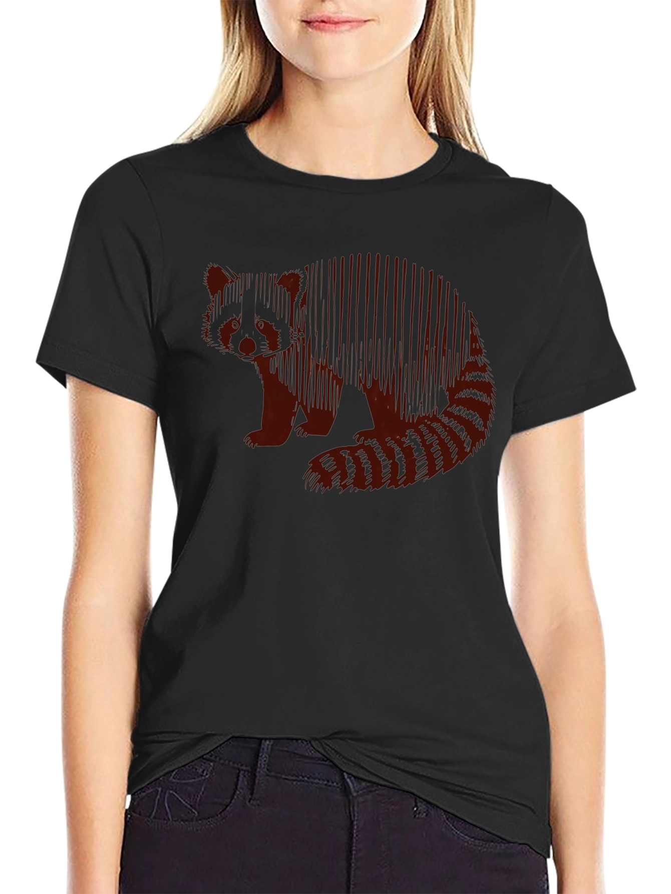 Red Panda Graphic Tee - Casual Style