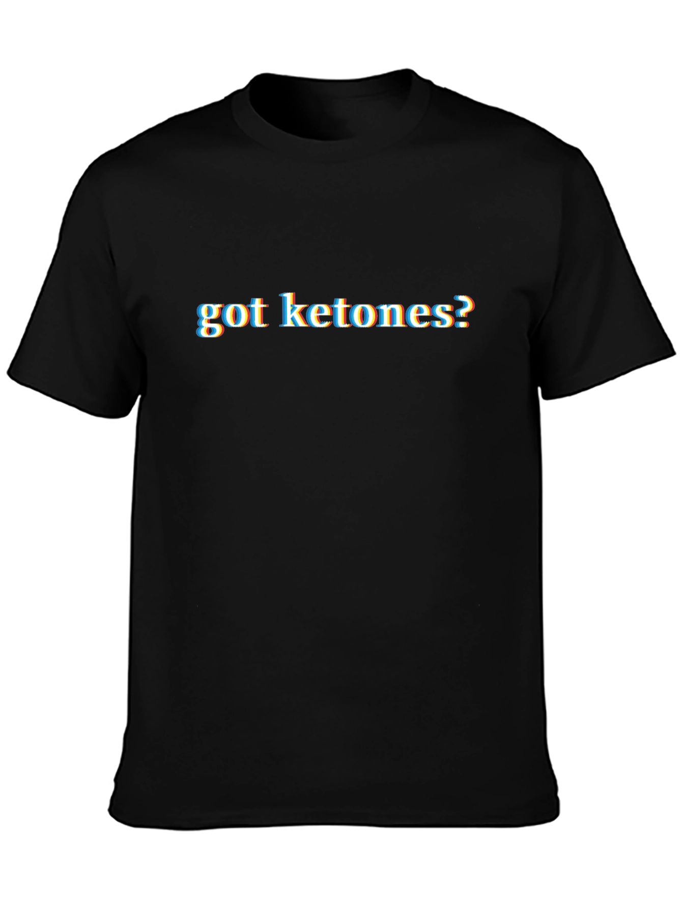 Got Ketones? Black Graphic T-Shirt