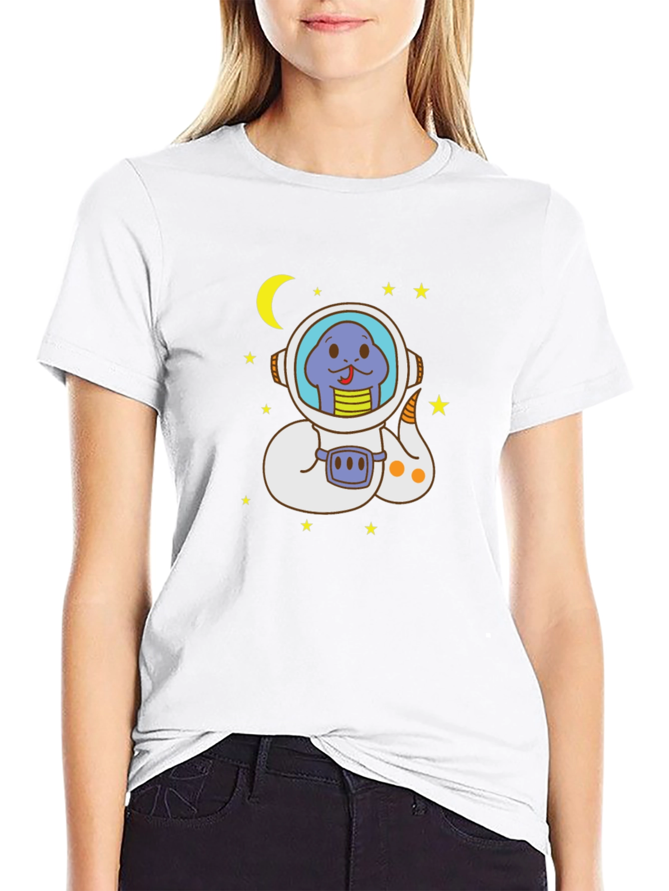 Astronaut Snake T-Shirt - Unisex Graphic Tee