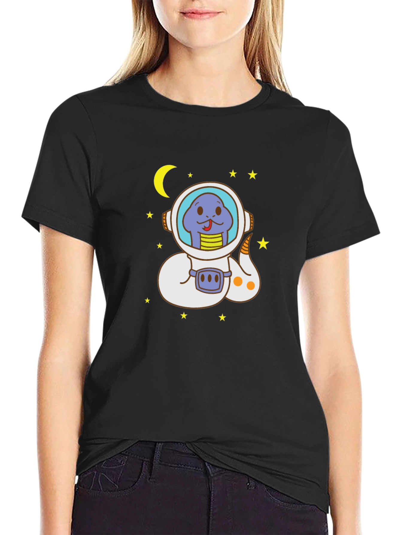 Astronaut Snake T-Shirt - Unisex Graphic Tee