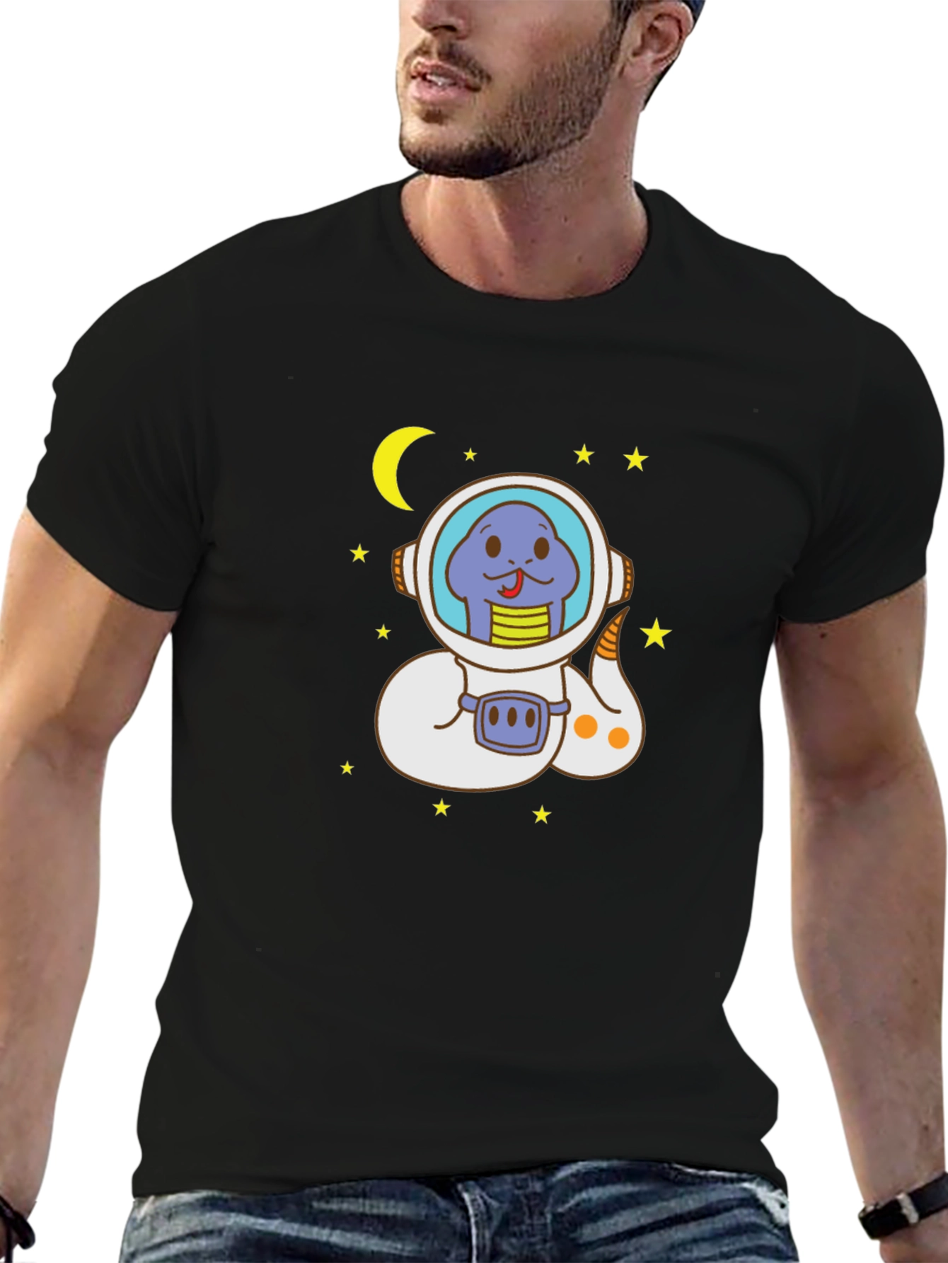 Astronaut Snake T-Shirt - Unisex Graphic Tee