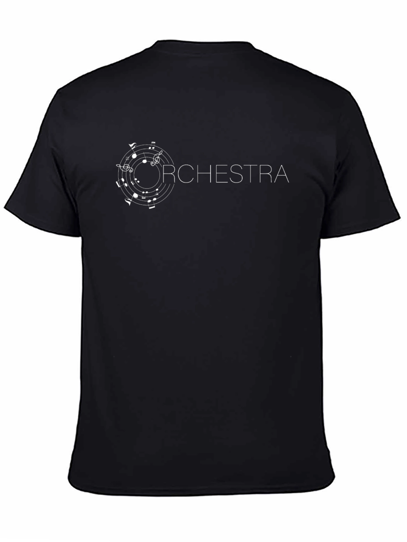Orchestra Music Notes Graphic T-Shirt