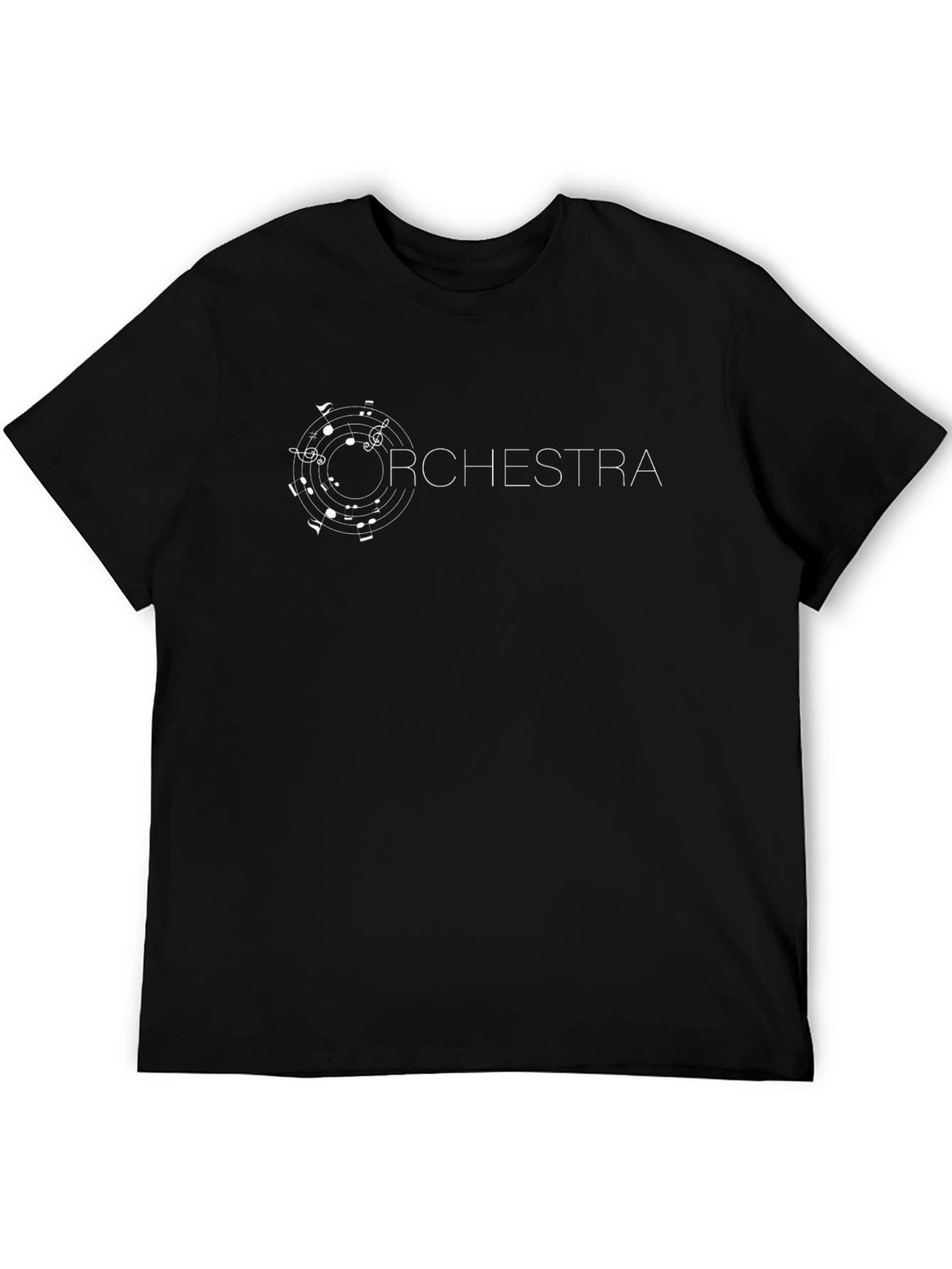 Orchestra Music Notes Graphic T-Shirt