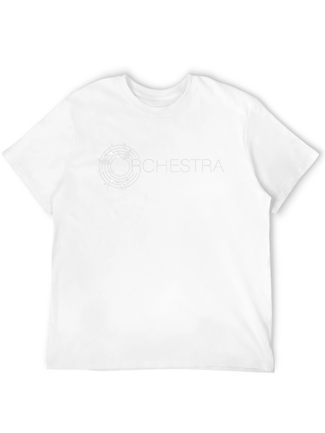 Orchestra Music Notes Graphic T-Shirt
