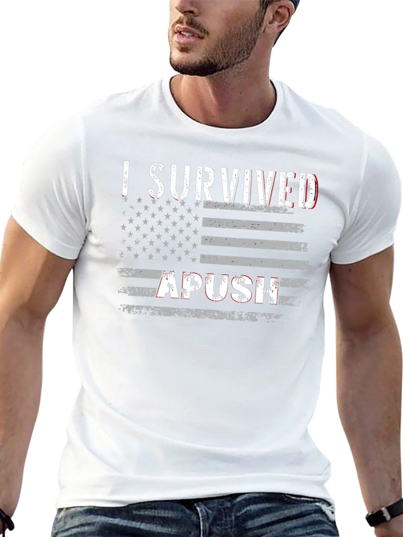 I Survived APUSH American Flag T-Shirt