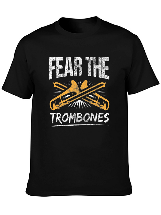 Fear the Trombones Graphic Tee - Musician T-Shirt