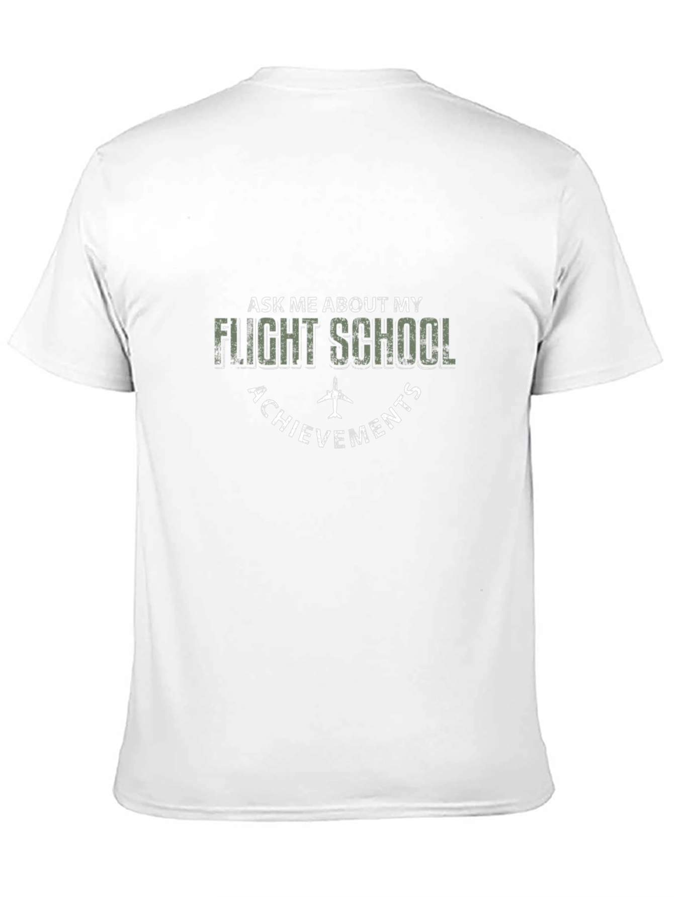 Flight School Achievements Graphic Tee - Pilot Gift