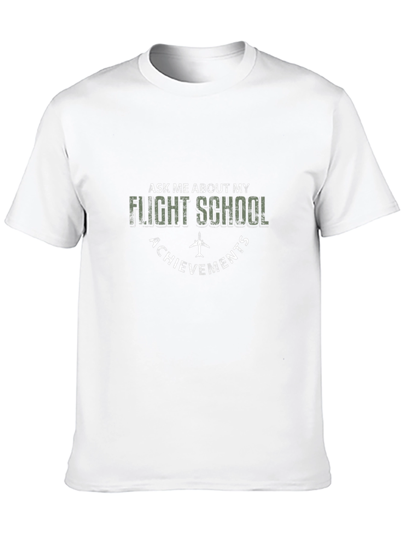 Flight School Achievements Graphic Tee - Pilot Gift