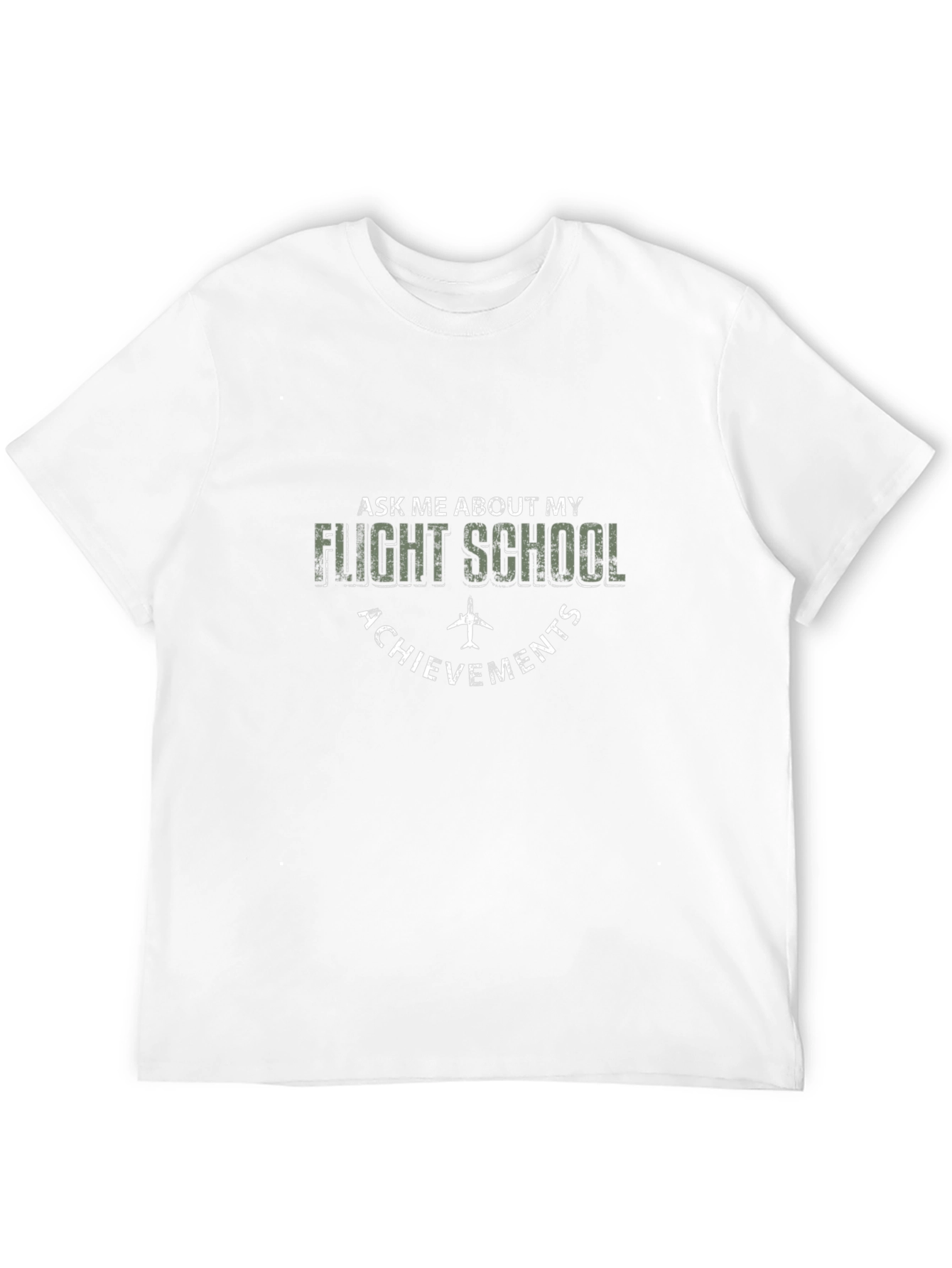 Flight School Achievements Graphic Tee - Pilot Gift