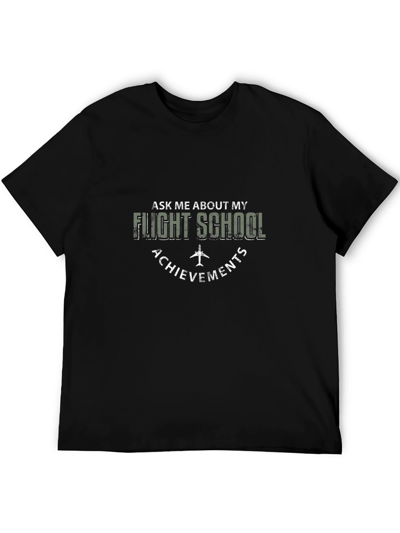 Flight School Achievements Graphic Tee - Pilot Gift