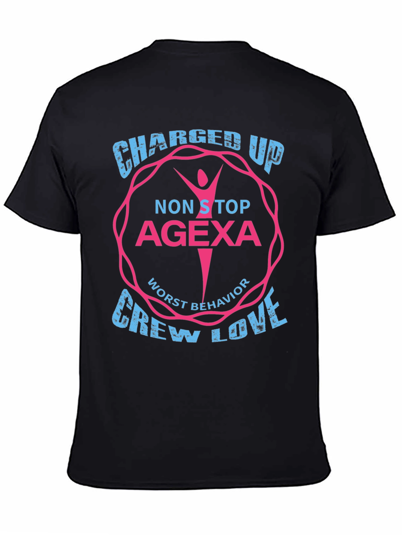 Charged Up AGEXA Crew Love Graphic T-Shirt