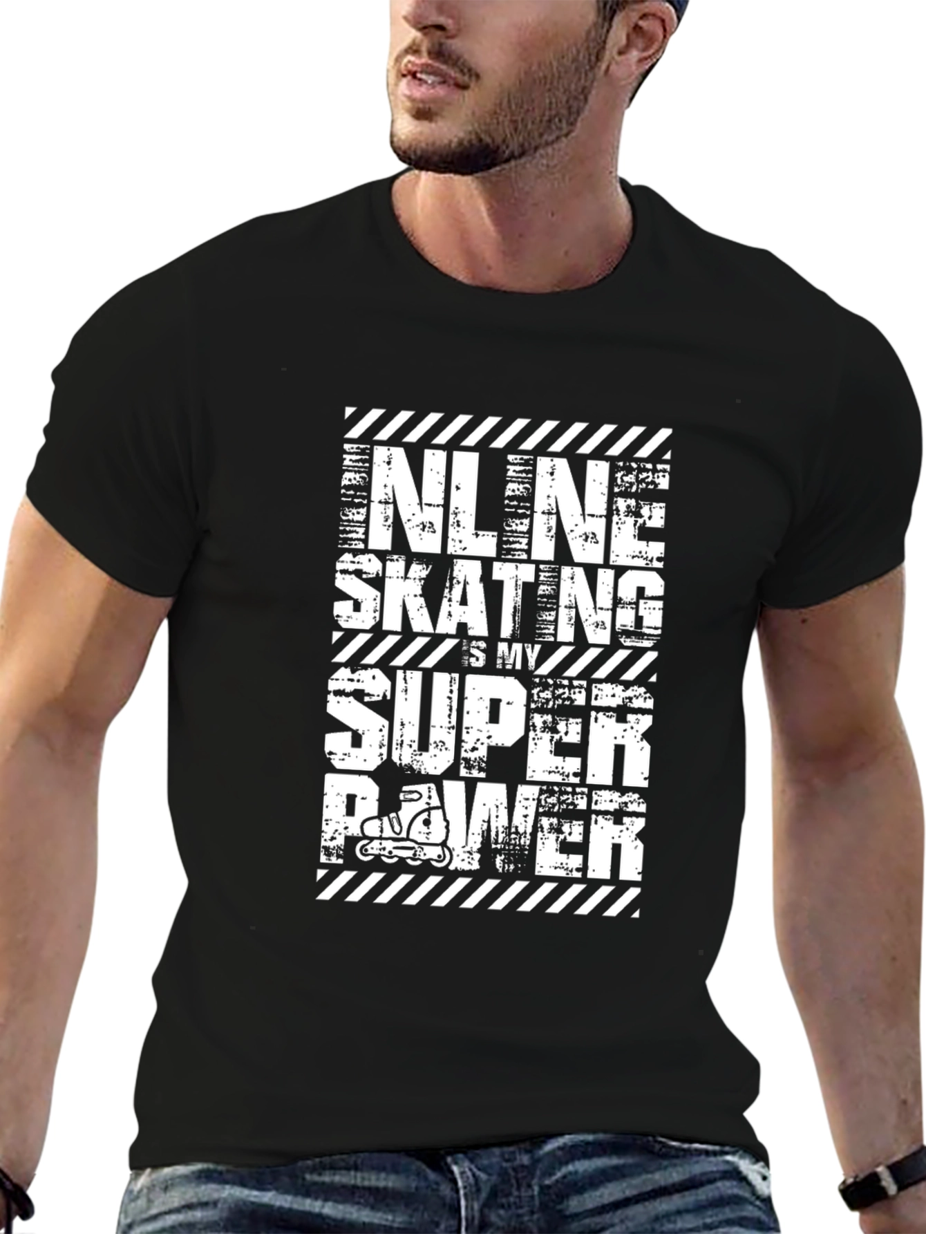 Inline Skating Super Power T-Shirt