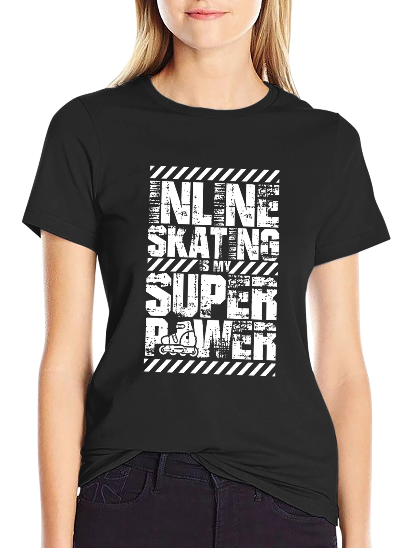 Inline Skating Super Power T-Shirt