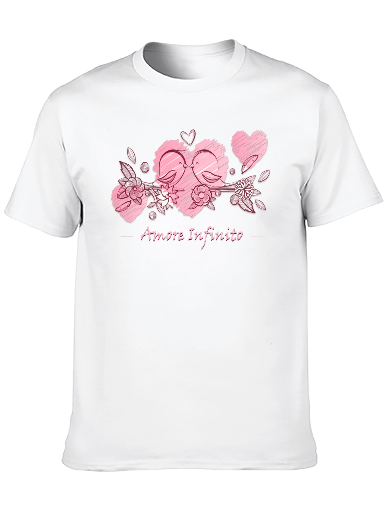 Amore Infinito T-Shirt - Love Birds Design